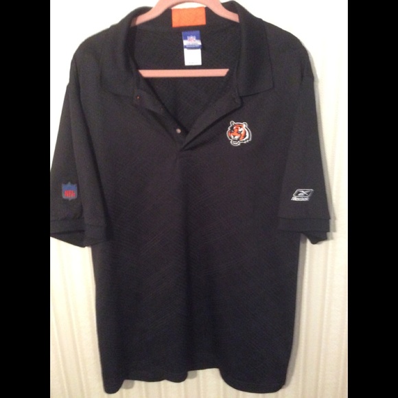 Reebok Other - Reebok NFL Team Apparel Cincinnati Bengals Polo. Reebok Other - Reebok NFL Team Apparel Cincinnati Bengals Polo.